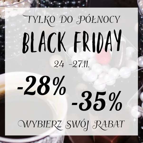 🍰✨Kreatywna Uczta Black Friday! 🎉🍬 Tylko do północy, więc nie przegapcie tej uczty! 🌙🛍️

🌈 Kod Rabatowy: "DESER" 🍩

Zdobądź 28% rabatu na wszystkie  nieprzecenione produkty!
Przy zakupach za minimum 250 zł, otrzymasz 35% rabatu! 🎁🍰
🍭 Ale to nie wszystko! Koraliki Toho, Miyuki i Czeskie teraz tańsze o 15% – doskonały dodatek do Waszych projektów! 🌟

#manzuko #BlackFriday #koraliki #beads #handame #rękodzieło #biżuteria #jewelry #design #pasja #kobieta