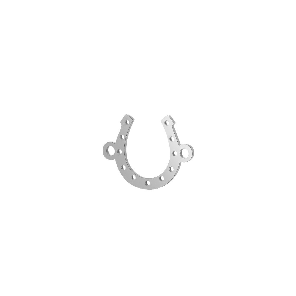 Horseshoe connector/ surgical steel/ 10.5x13.5mm 1pc ASS459
