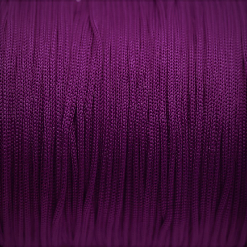 Macrame / shamballa / nylon cord dark purple 1mm 90m PWSH1046