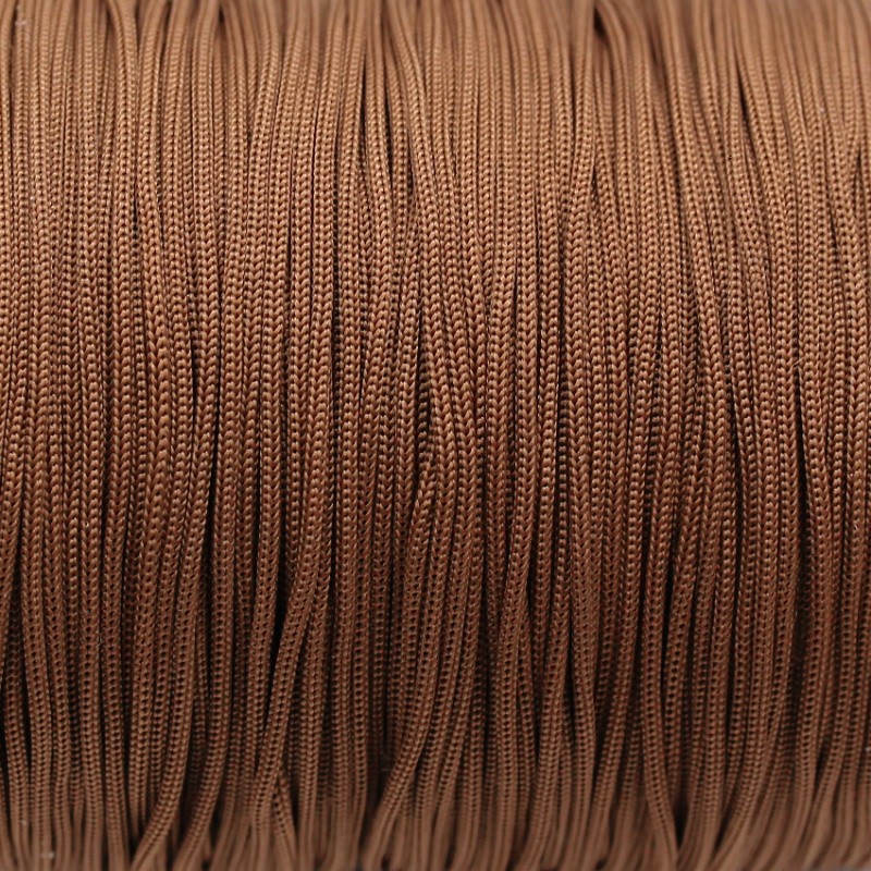 Macrame/ shamballa/ nylon nut brown cord 1mm 75m PWSH1052
