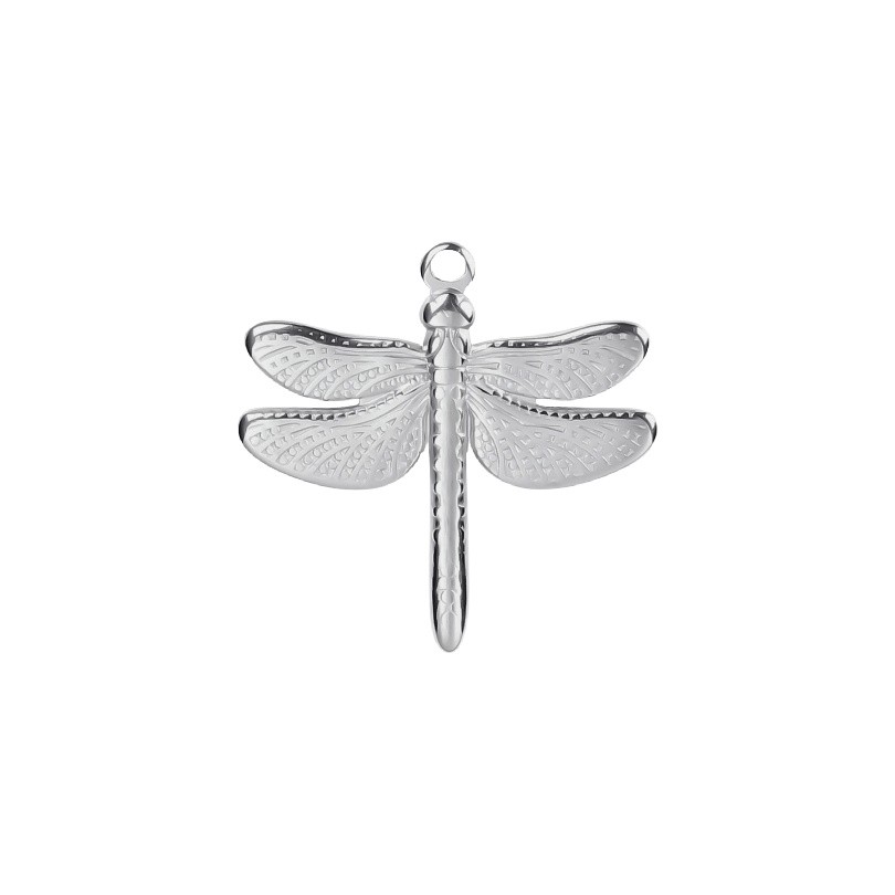 Surgical steel/ dragonfly pendant/ pendant 30mm/ 1pc ASS427