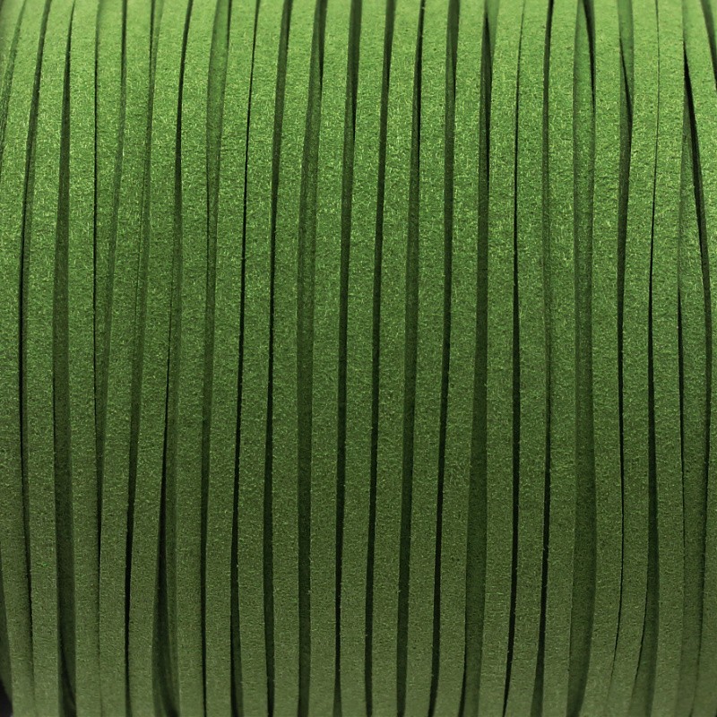 Suede thong / fern green 1m RZZA09