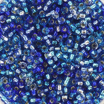 Beads Miyuki/ round/ rocailles 11/0 blue sparkle 5g/ MIRO11-MIX101