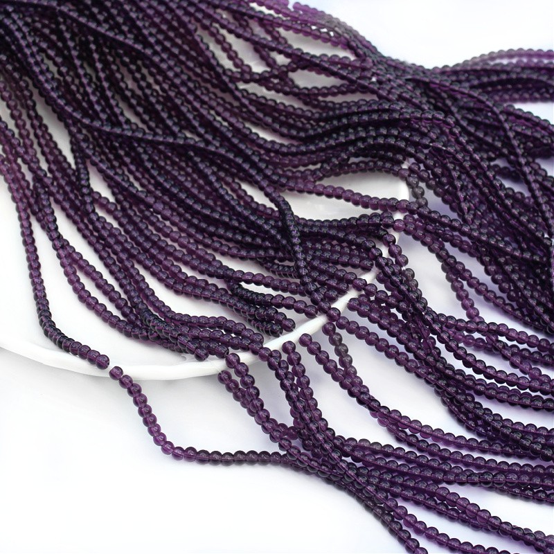 Perfect beads balls 4mm/dark purple/204pcs SZPF0437