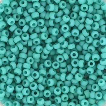 Koraliki Miyuki/ round/ seed beads 11/0 opaque matte turquoise green 5g/ MIRO11-412F