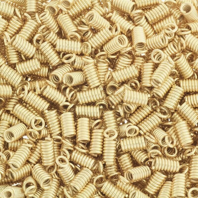 Spring tips for jewelry / KC gold / 9x3.5mm 20pcs LAPSKG35
