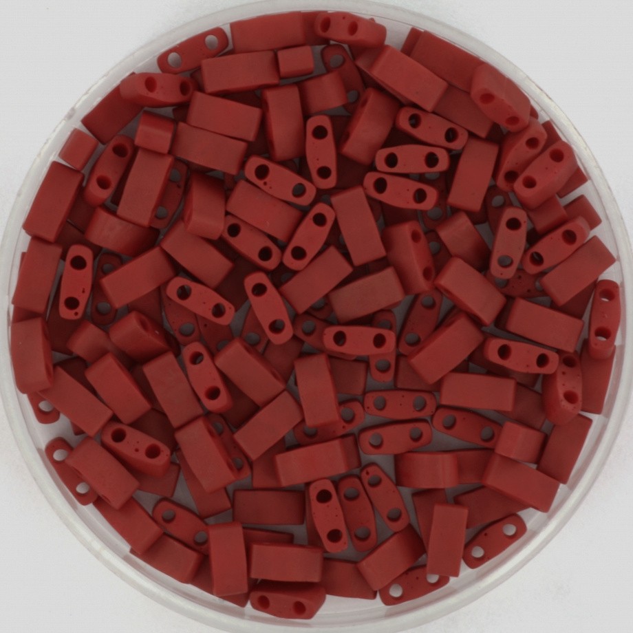 Koraliki Miyuki Tila 2.5x5mm/ metallic matte brick red 5g/ MITL2-2040