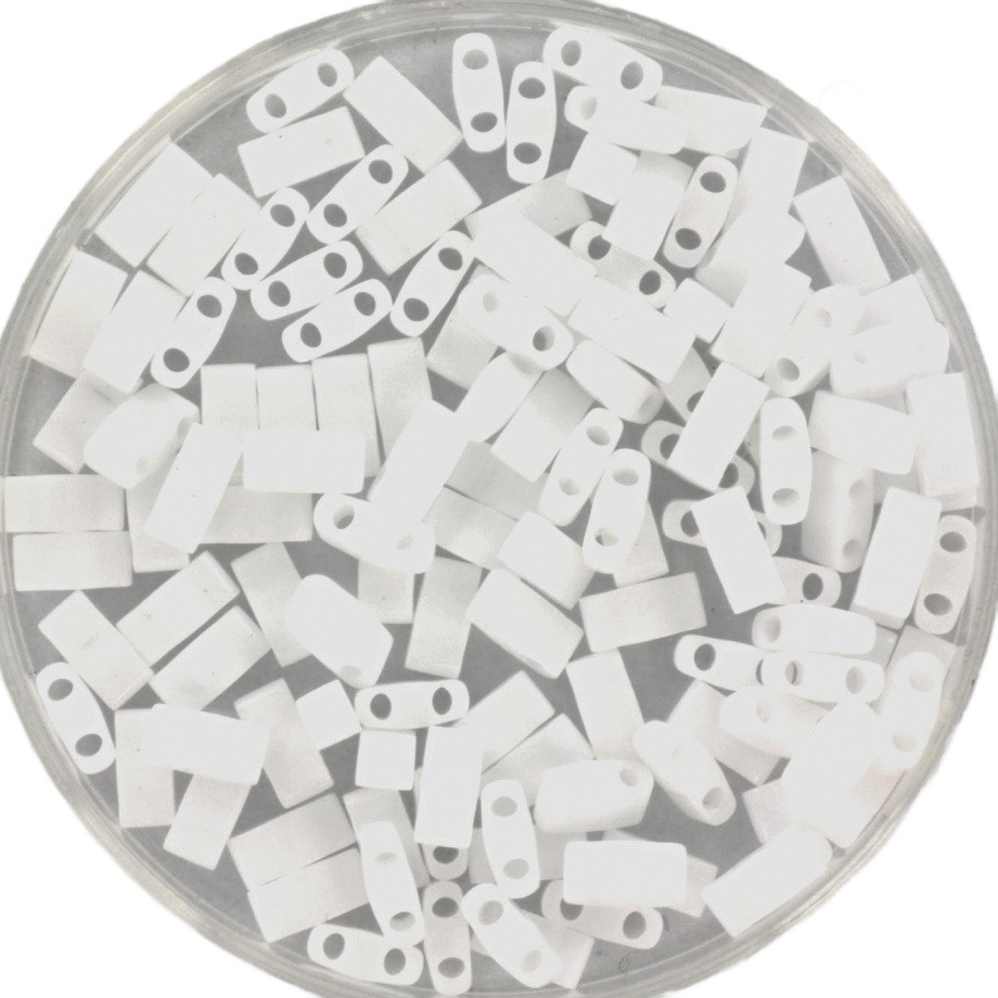 Miyuki Tila beads 2.5x5mm/ opaque white 5g/ MITL2-402