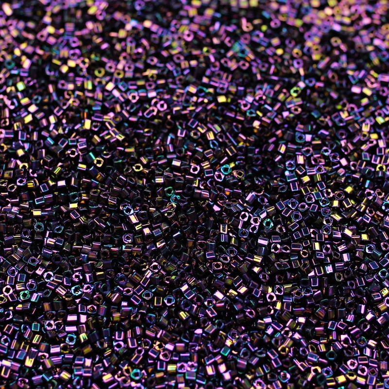 Koraliki Toho/ cube 1.5mm / Metallic Iris - Purple 10g/ TOTC01-85