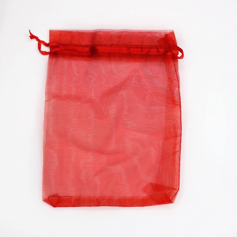 Red organza bag 13x17cm 2pcs ORG18C1
