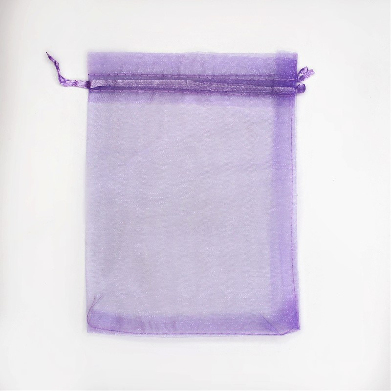 Purple organza bag 12.5x17.5cm 2pcs ORG18F1