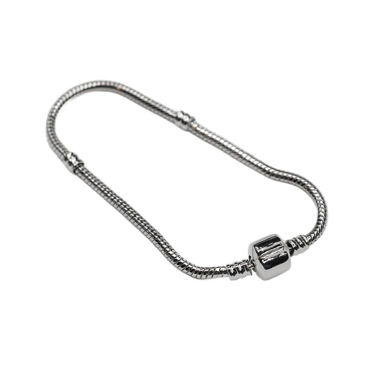 Modular bracelets - bases / clasp / 18cm / silver 1 piece B8