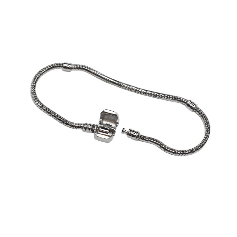 Modular bracelets - bases / clasp / 18cm / silver 1 piece B8