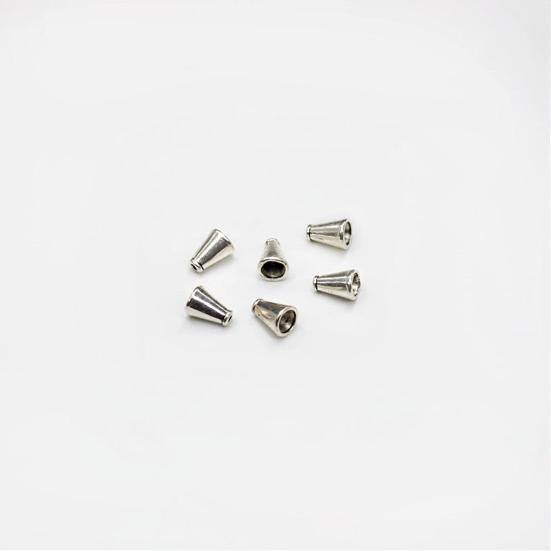 Tube spacers/smooth cones antique silver 7x5mm/ 10 pcs AAT870
