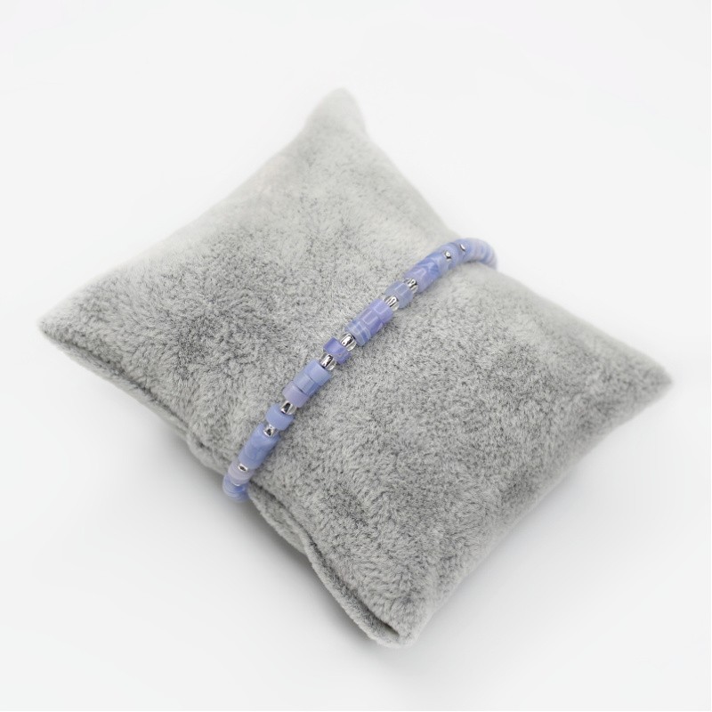 Display cushion for bracelets/ 9x8cm gray/ 1 pc EKS10