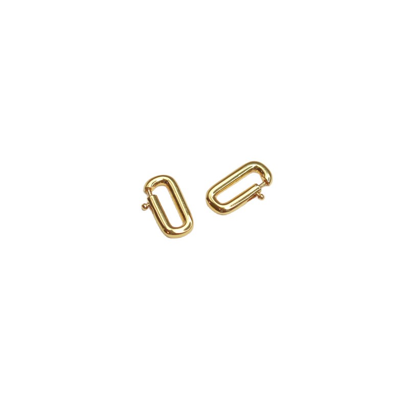 Lobster clasp 16.3x8mm/ gold-plated 1pc AKGP085