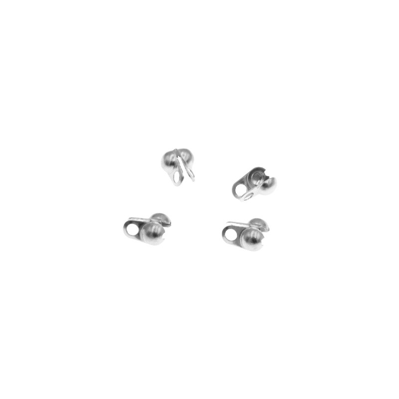 Side catches 4x2mm/surgical steel/6pcs ASS682