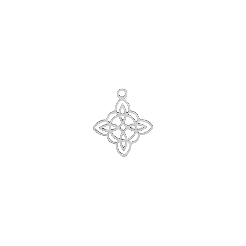 Celtic knot pendant/surgical steel 19x16mm 1 pc ASS701