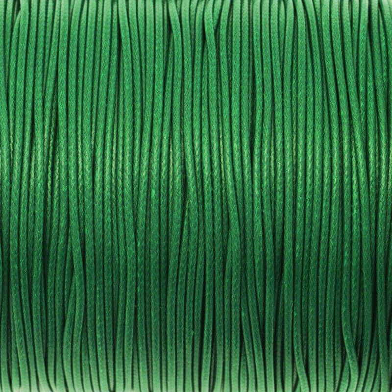 Sznurek jubilerski plecionka  zielony 1mm 2m PW1Z03