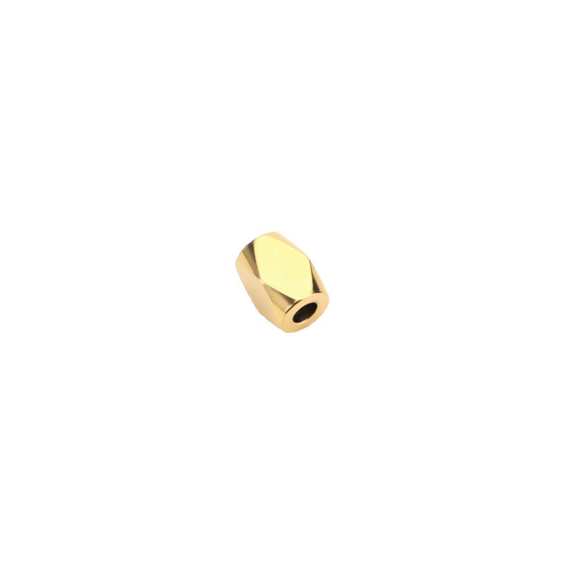 Decorative spacer gold/ surgical steel/ 6x4mm 1 pc ASS723KG