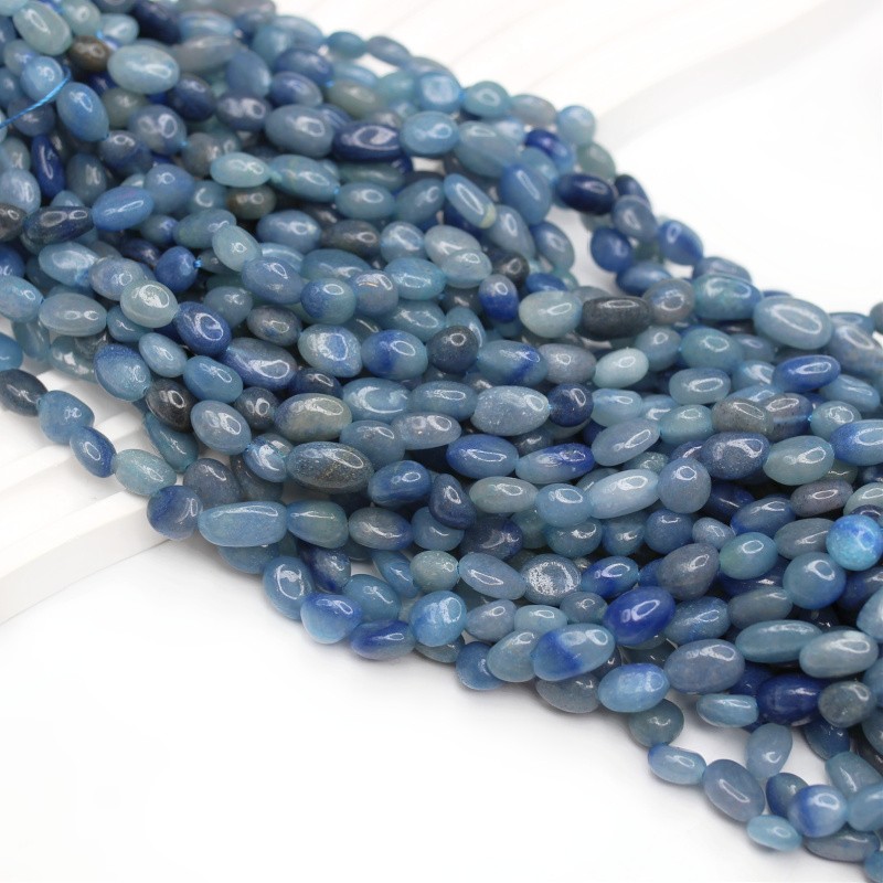 Blue aventurine / irregular beads approx. 5x9mm 50 pcs / string KAAWGBS02
