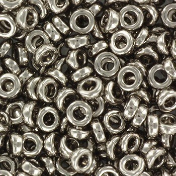 Miyuki Spacer beads/ tires 3mm/ plated nickel 5g/ MISP-190