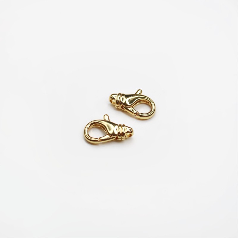 Lobster clasp 19x12mm/ gold-plated 1 pc AKGP027