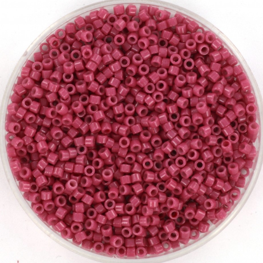 Miyuki Delica 11/0 duracoat opaque dyed raspberry 5g/ MIDE11-2153