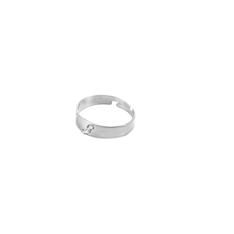 Base of the ring with an open eye / surgical steel / 5 mm 1 pc PSCH04