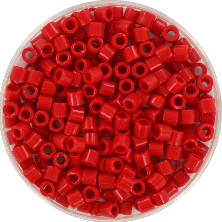 Miyuki Delica beads 8/0 opaque red 5g/ MIDE08-723