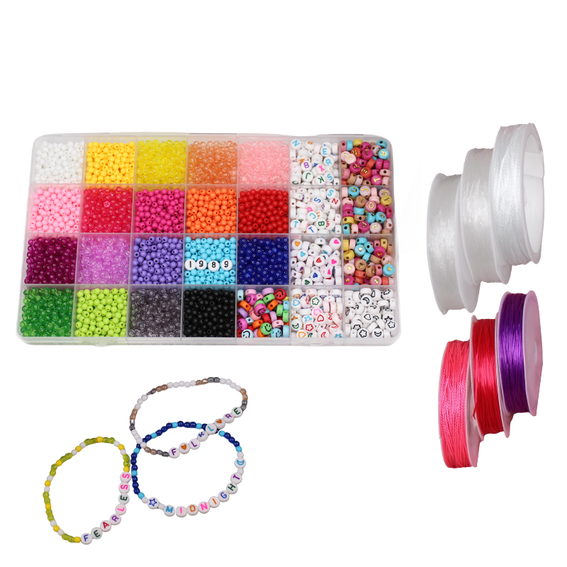 Box with beads for bracelets/ Taylor Swift/ 28 compartments/ TSBOX03