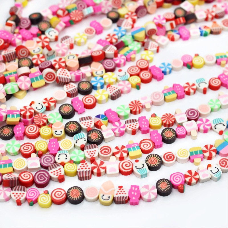 Katsuki beads / sweets approx.12mm / rope 40pcs / MOKSZ002