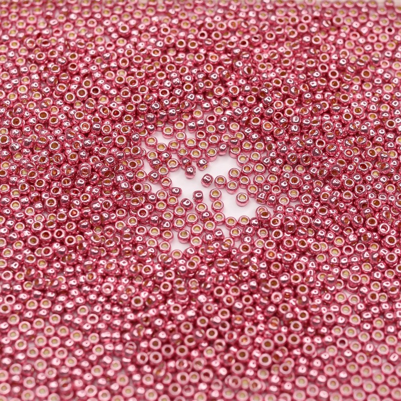 Koraliki Toho/ round 8/0 /PermaFinish - Galvanized Pink Lilac 10g/ TOTR08-PF553