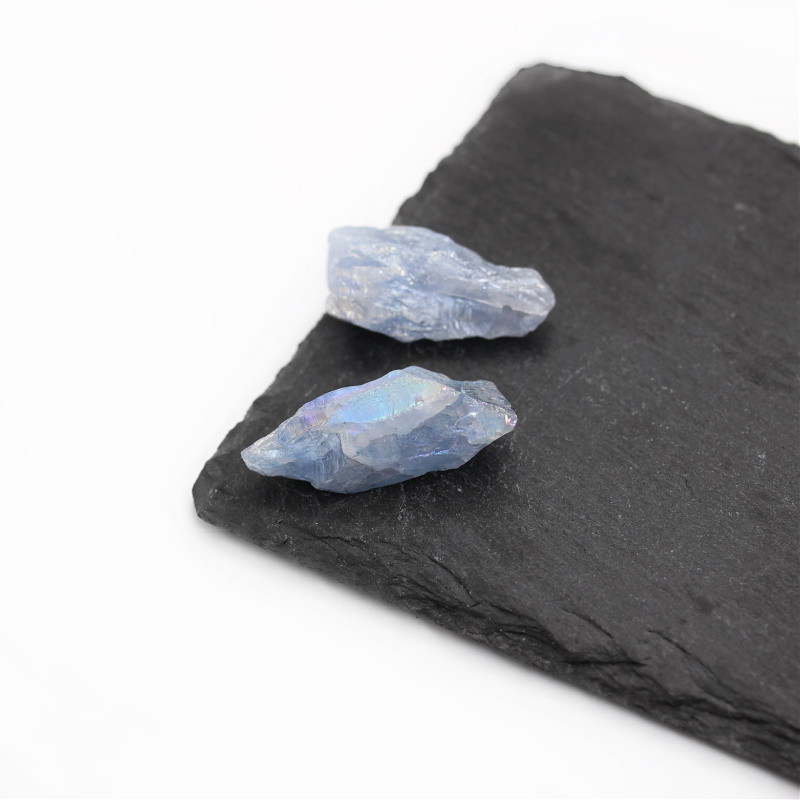 Blue-gray quartz / pendants drops / nuggets 29-37mm 1 pc KAKR138