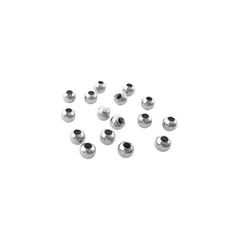 Spacer beads beads 3mm / surgical steel 20pcs ASS349