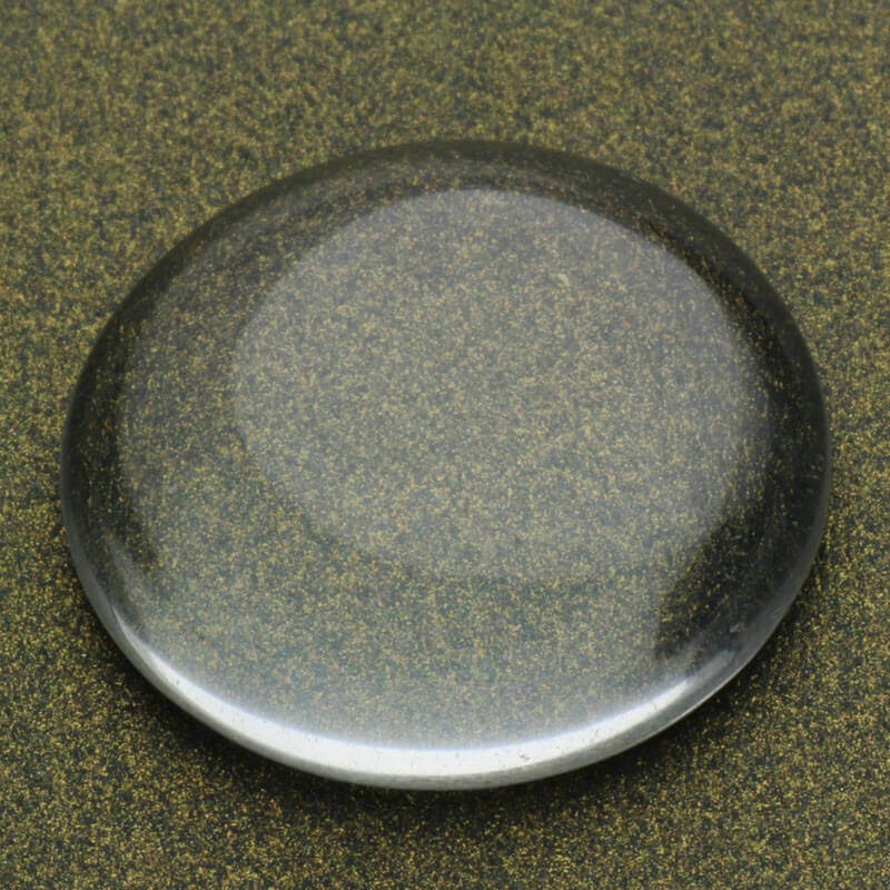 Cabochon, transparent glass, round 20mm, 1pc KBSZ20