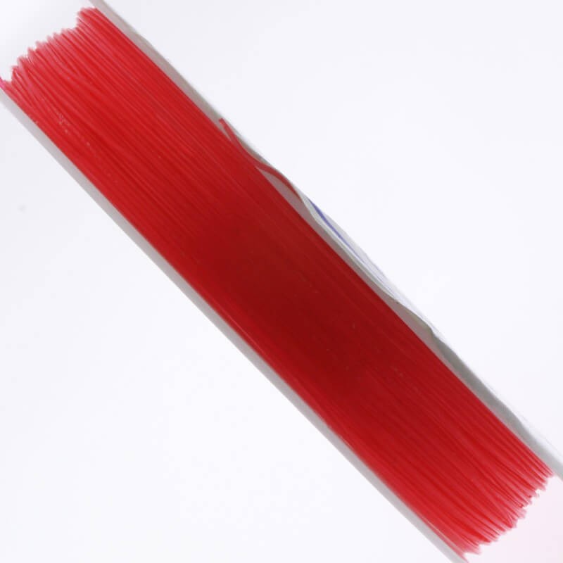Gumka silikonowa 7m czerwona 0.6mm 1szt GS0603