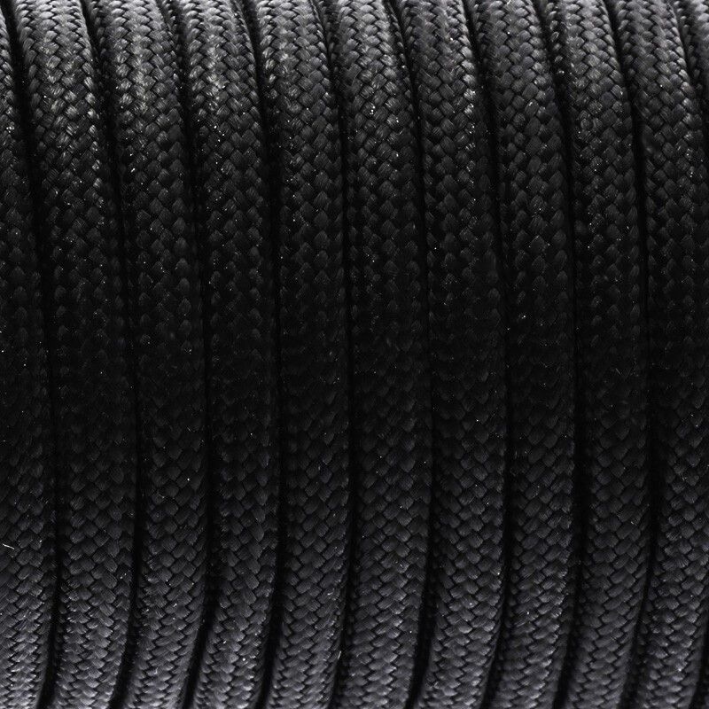 Linka nylonowa czarna 4mm 1m PWPR019