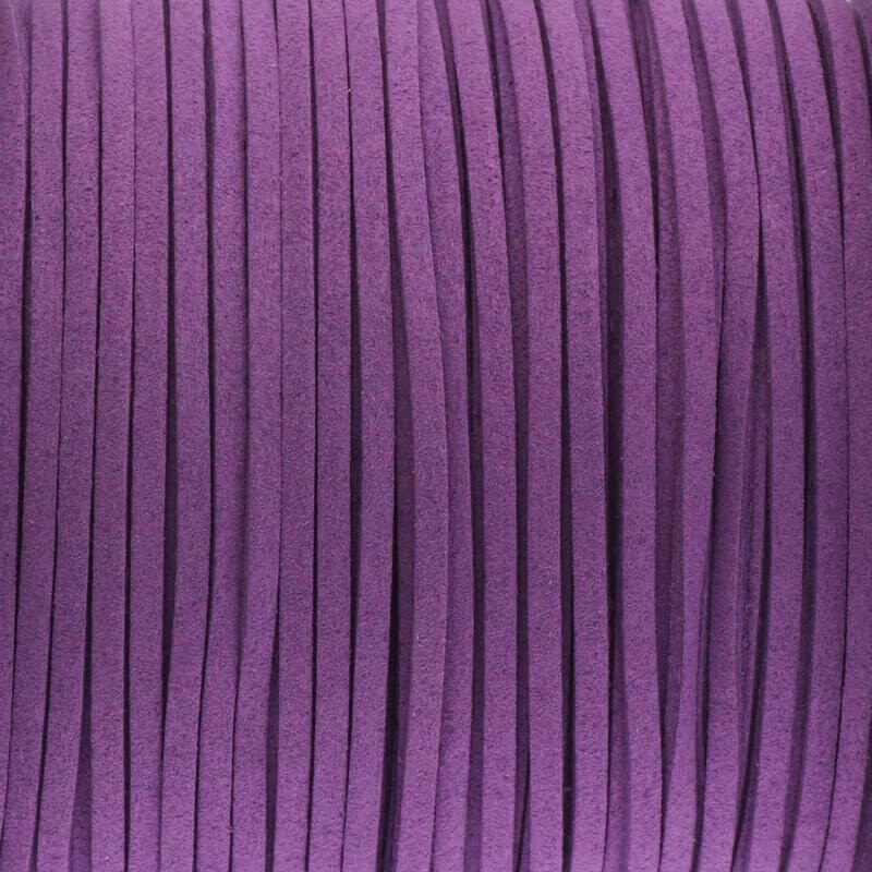 Intensive violet suede strap 1m RZZA37