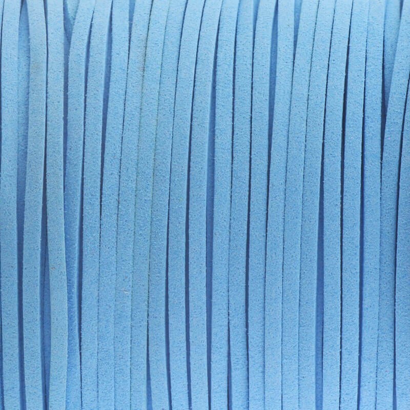 Beautiful blue suede strap 1m RZZA106