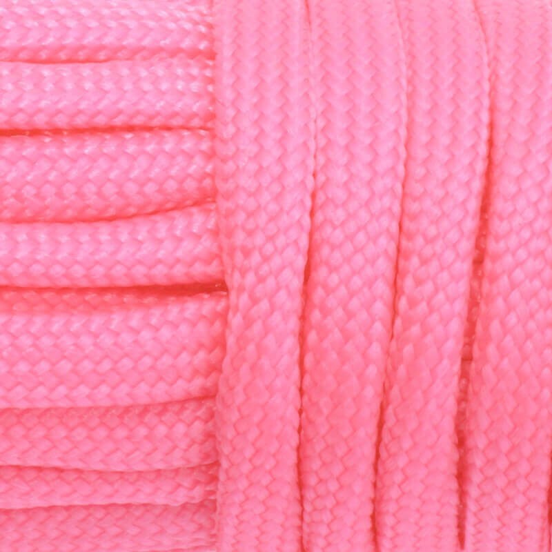 Nylon paracord rope neon pink 4mm 1m PWPR041
