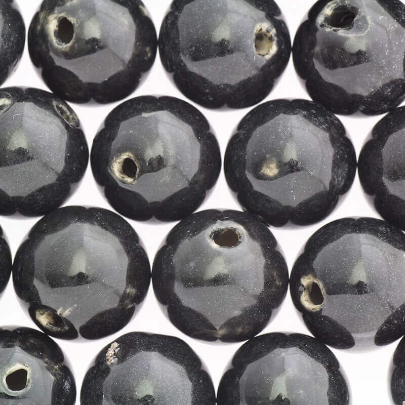 Ceramic ball 14mm black 1pc CKU14S06