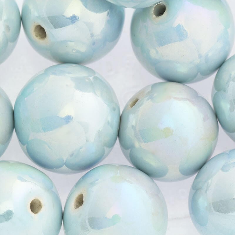 Ceramic ball 20mm very light blue 1pc CKU20N17