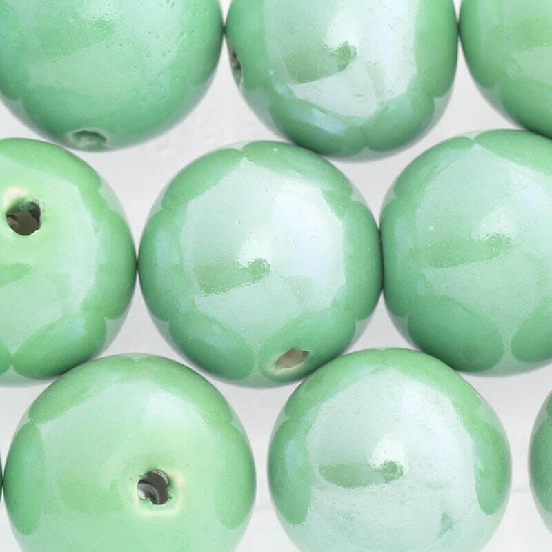 Ceramic ball 20mm juicy green 1pc CKU20Z09