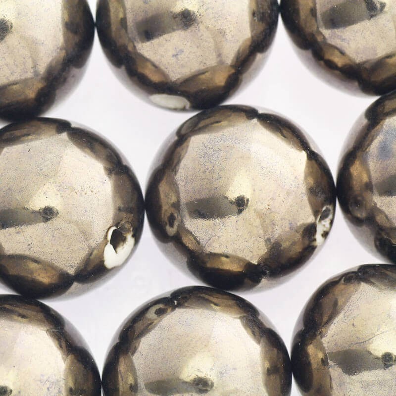 Ceramic ball 22mm bronze metallic 1pc CKU22B01