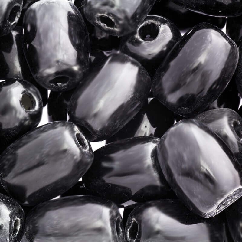 Ceramic olives 20mm black 1pc COL20S06
