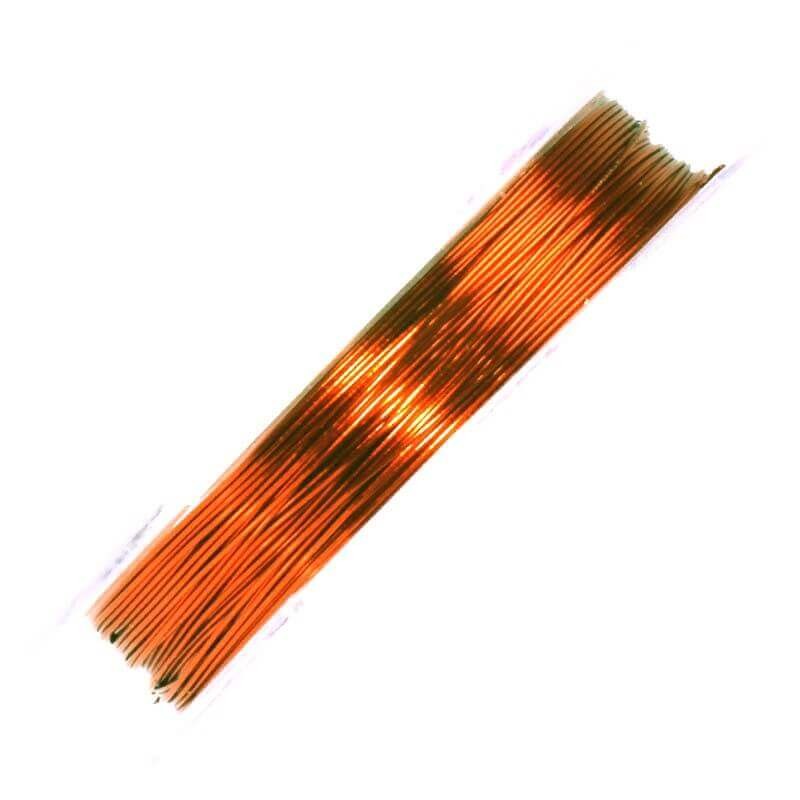 Jewelry wire 0.3mm brick-red metallic 10 [m] (spool) DR03MCE