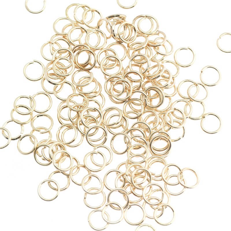 Mounting rings gold 4x0.5mm 150pcs SMKO0405KG