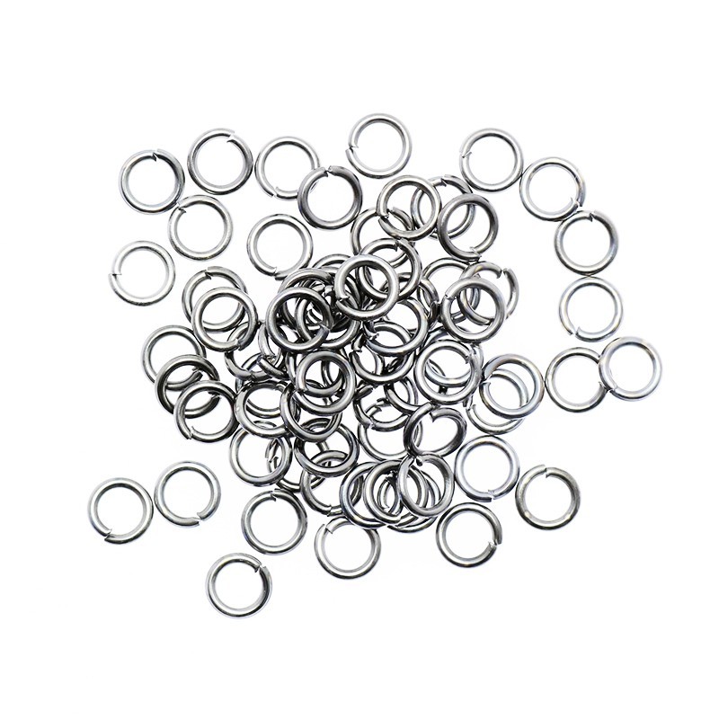 Mounting rings cut anthracite 4 x 0.7mm 300pcs SMKO0407AN