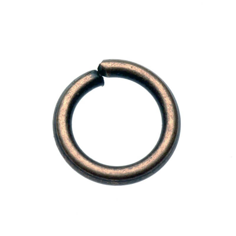 Mounting rings antiqued copper 8x1.2mm 150pcs SMKO0812M